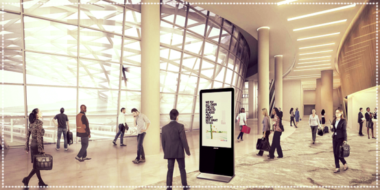 Digital Advertising Signage Kiosk